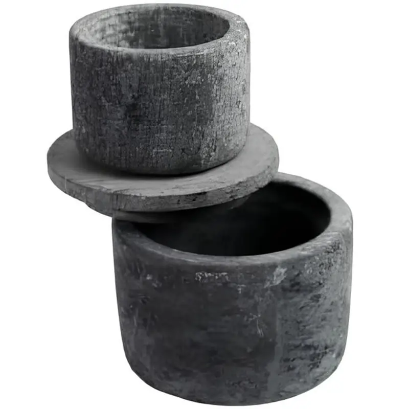 Manteigueira Francesa Redonda Servir Decorar Pedra Sabão 9cm