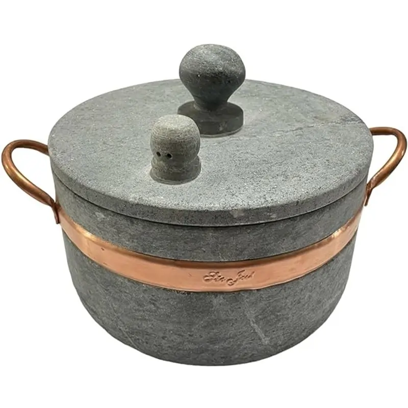 Panela-de-Pressão-Pedra-Sabão-Alça-de-Cobre-com-Pino-3,6-L