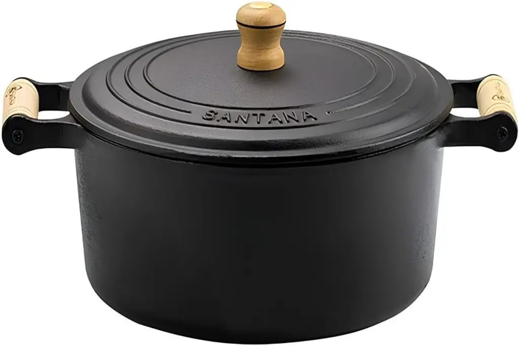 Panela-Cacarola-De-Ferro-Fundido-e-Cabo-De-Madeira-1.6l-O-17.5-No-18-Santana-1