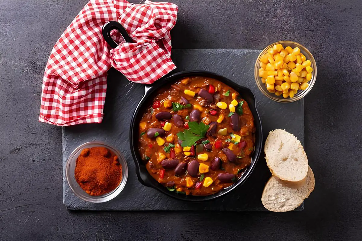Chili com Carne na Panela de Ferro: Uma Explosão de Sabores