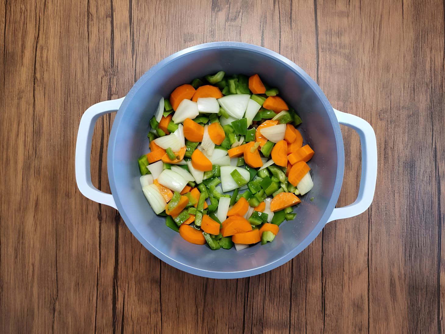 Curry de Legumes na Panela de Ferro: Uma Viagem Aromática