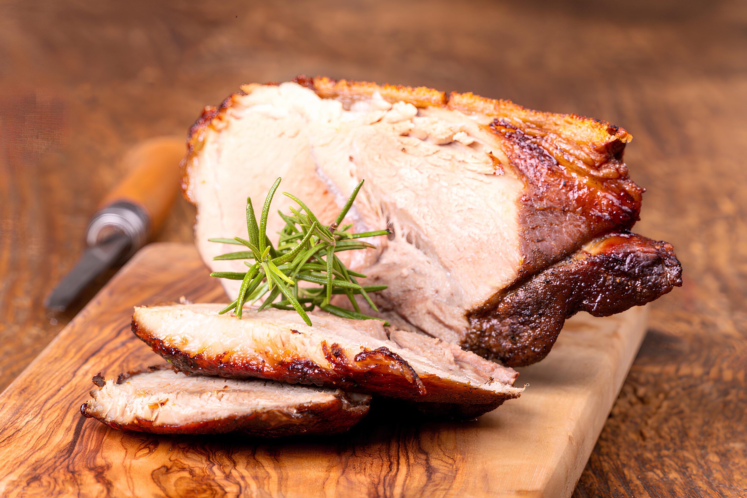 Lombo de Porco Assado Lentamente na Panela de Pedra