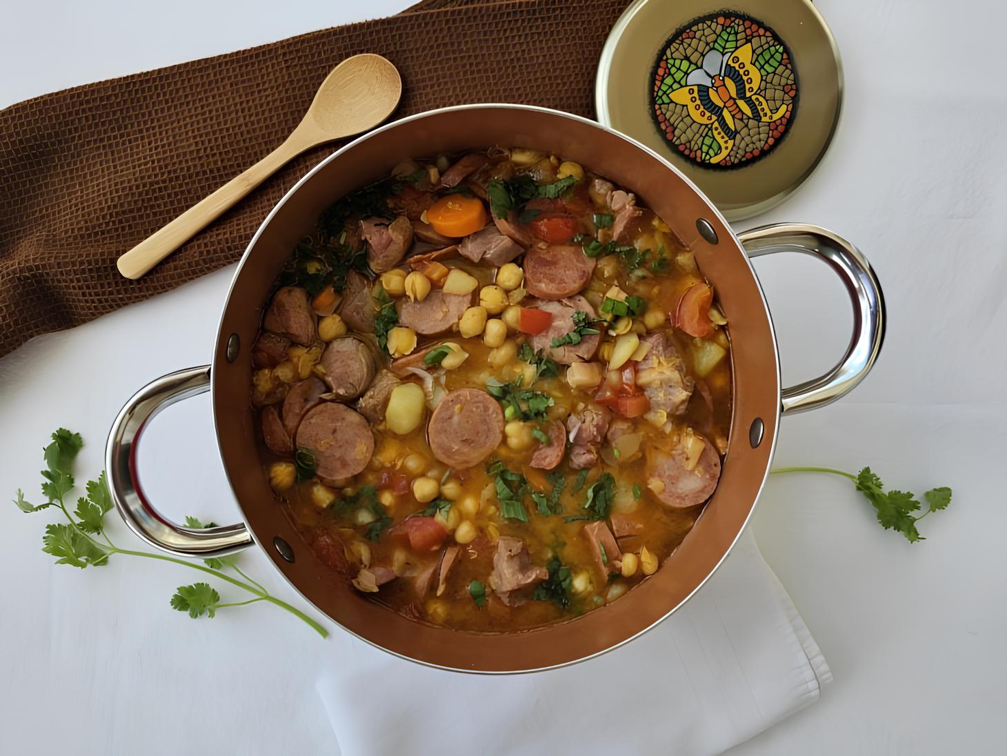 Puchero na Panela de Ferro: Sabor e Tradição no Seu Fogão