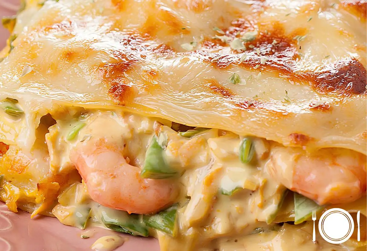 Como Fazer Lasanha de Camarão na Panela de Ferro