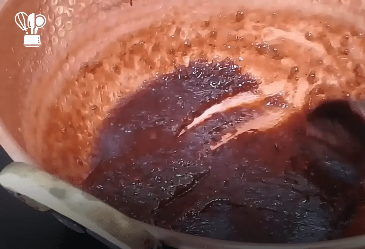 doce de banana na panela de cobre