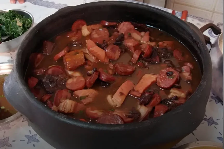 feijoada panela de barro