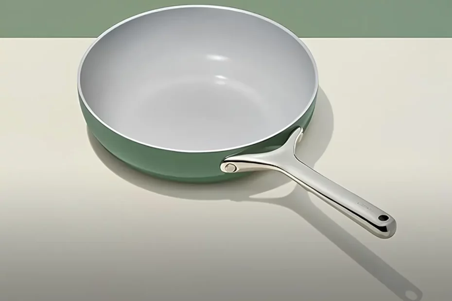 Caraway Frigideira de cerâmica antiaderente (2,7 qt, 26,7 cm) - não tóxica, livre de PTFE e PFOA - sálvia - principal