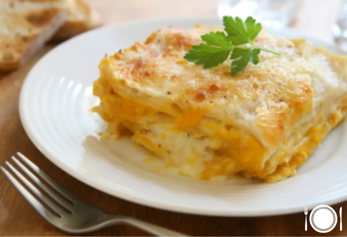 Lasanha de Abóbora Cabotiá na Panela de Pedra