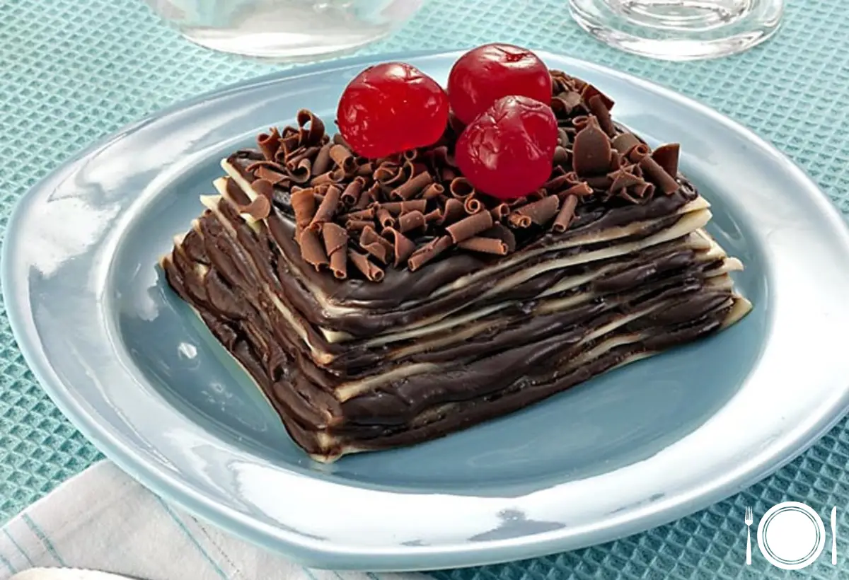Lasanha de Chocolate na Panela de Pedra