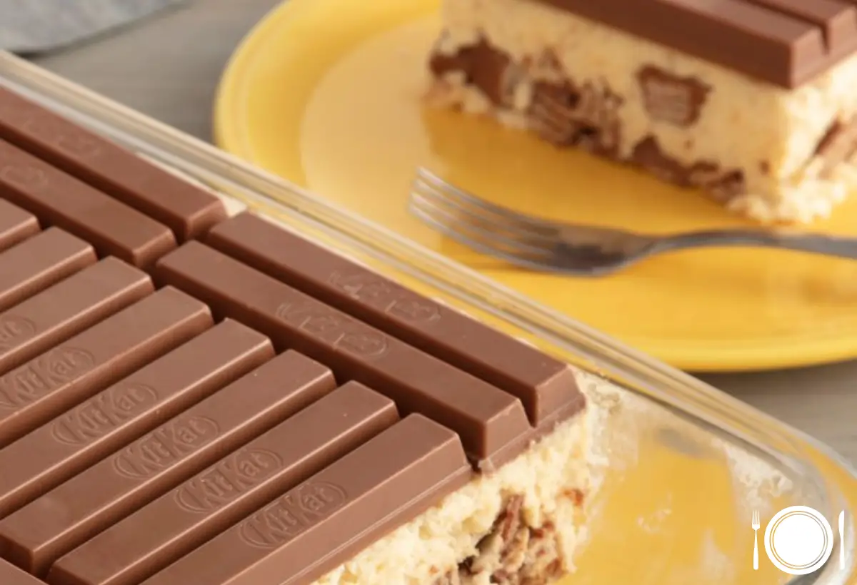 Lasanha de KitKat na Panela de Pedra