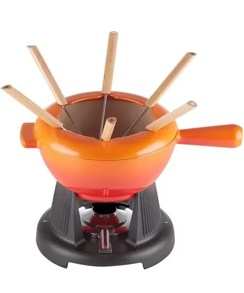 Le-Creuset-Aparelho-de-Fondue-Queijo-Carne-Laranja