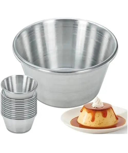 Forminha Padrão Para Mini Pudim (sem Furo Central) 12 Peças