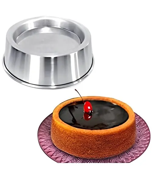 Kit 2 Peças Forma Ballerine Piscina Fundue em Alumínio P + M