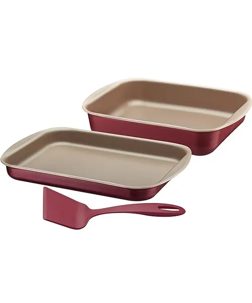 Kit para Assar em Alumínio 3 peças Vermelho Tramontina