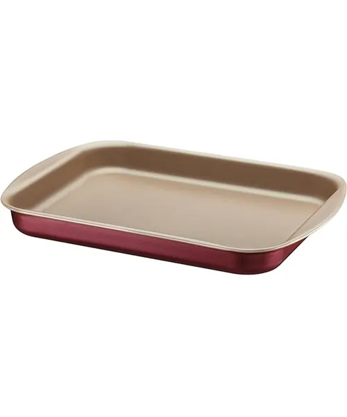 Tramontina 20056724 Forma para Torta e Bolo de Alumínio com Revestimento Interno Antiaderente, Vermelho, 24 cm