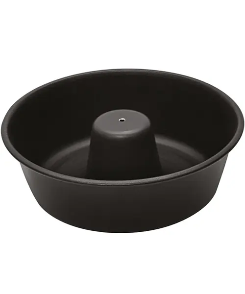 Tramontina 20062024 Forma para Bolo de Alumínio com Revestimento Interno Antiaderente, Grafite, 24 cm