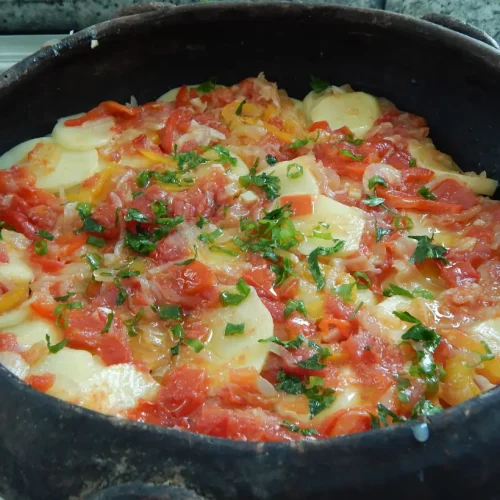 Receita de Bacalhau na Panela de Barro