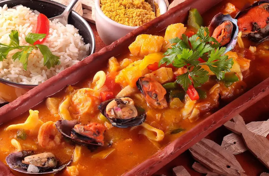 Peixe na Telha na Panela de Barro