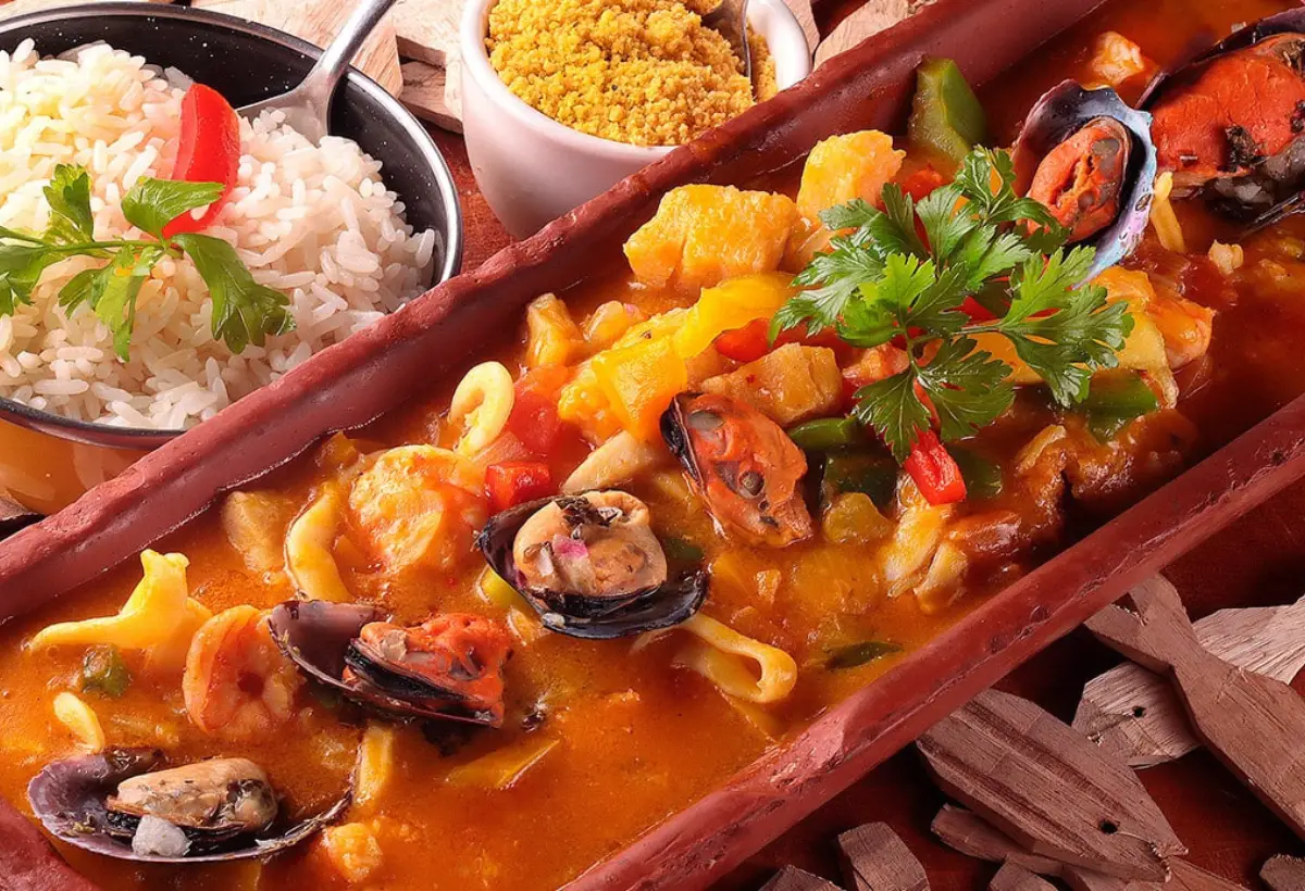 Peixe na Telha na Panela de Barro