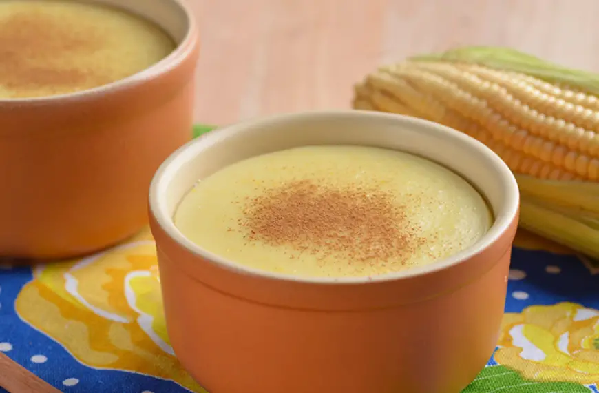 Curau de Milho na Panela de Cobre