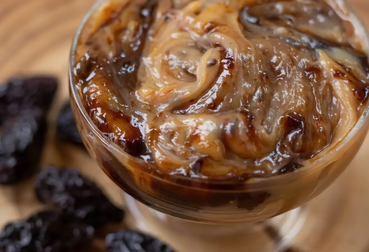 Doce de Leite com Ameixa na Panela de Cobre
