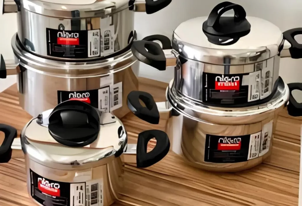 Panelas nigro de alumínio.