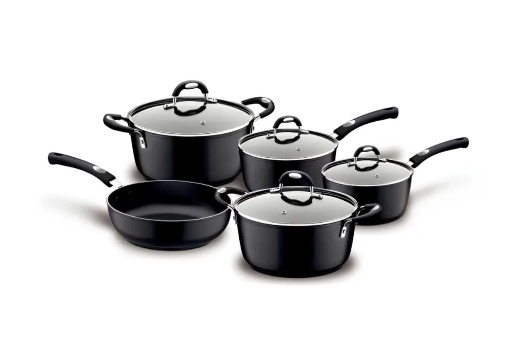 Jogo de panela de alumínio Tramontina.