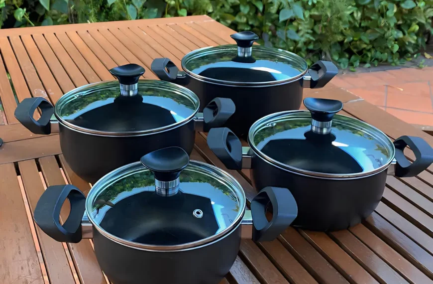 Jogo de panela caçarola anti -aderente