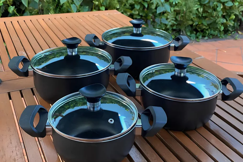 Jogo de panela caçarola anti -aderente