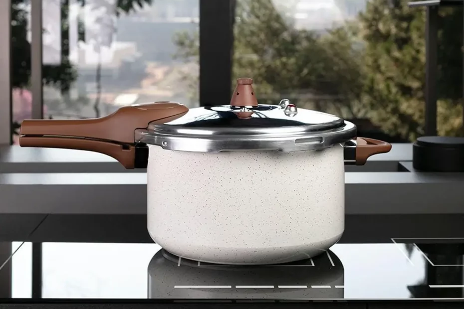 panela pressão ceramica brinox