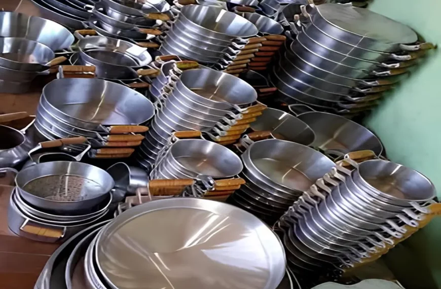 panelas de aluminio batido