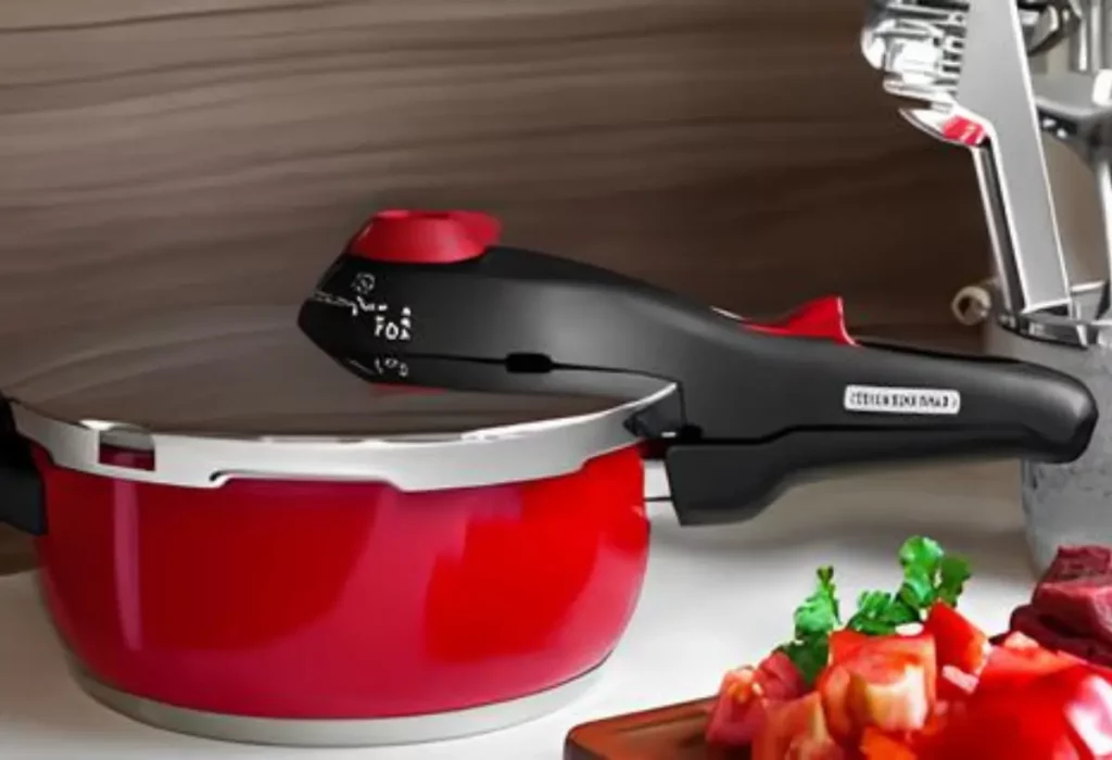 panela de pressão pequena.