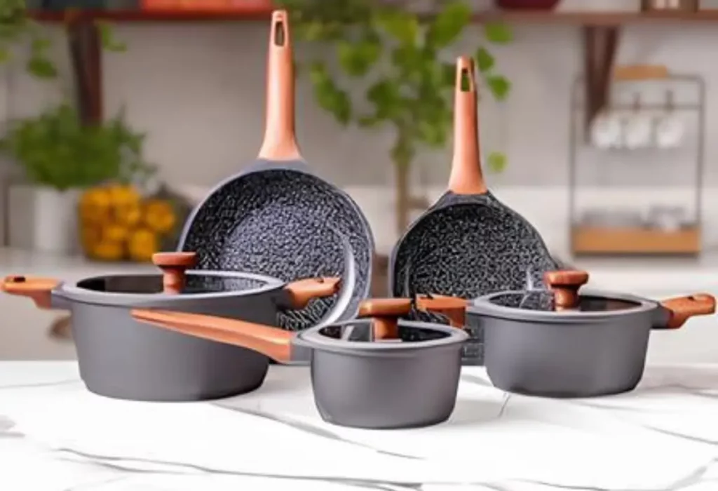 Jogo de panela de granito