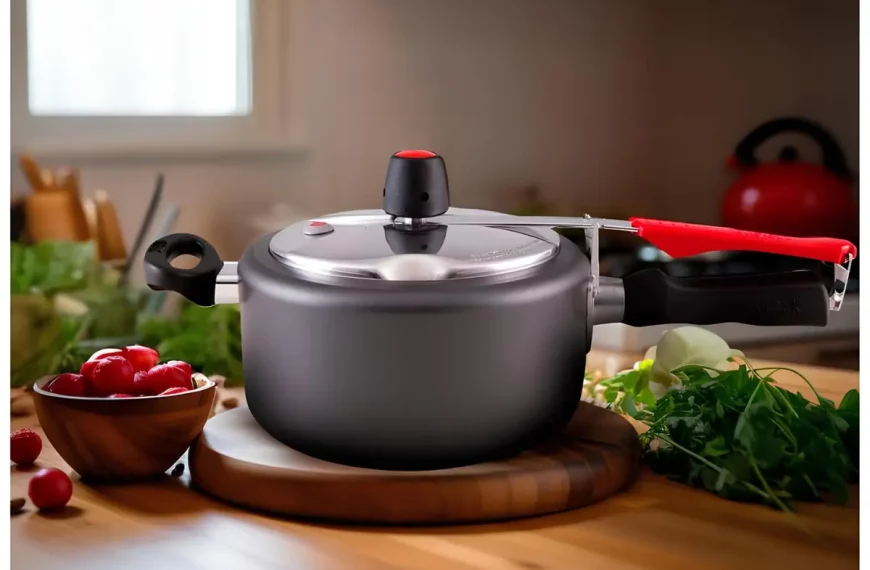 Uma panela de pressão clock.