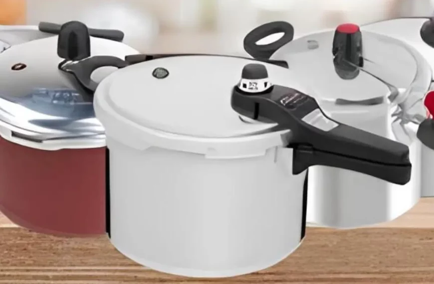 Panelas de pressão de 7 litros.