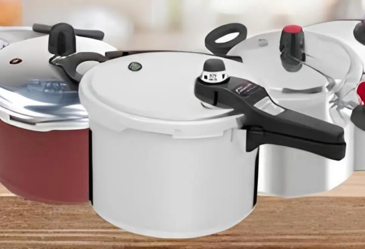 Panelas de pressão de 7 litros.