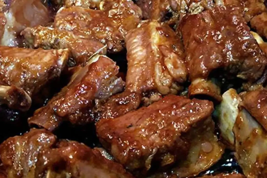 costelinhas de porco feito na panela de pressão.