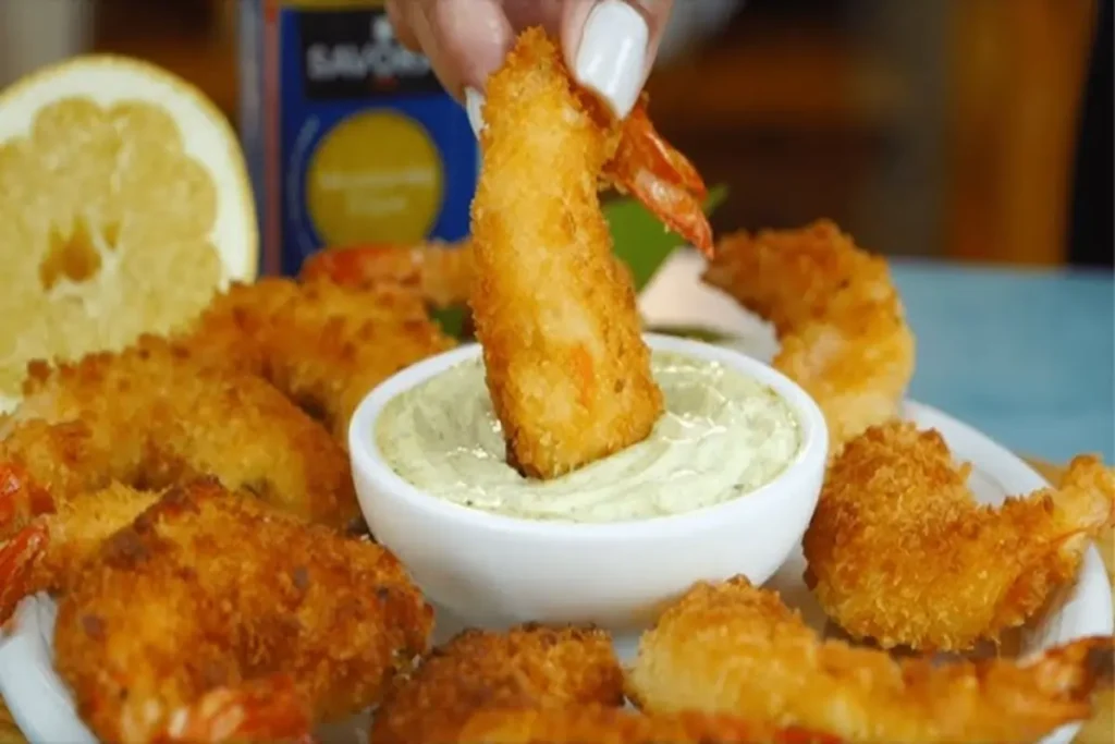 Camarão ao Panko com Maionese Picante