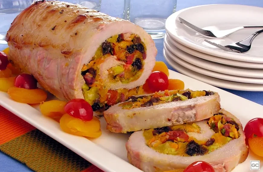 Como Rechear Lombo de Porco para o Natal