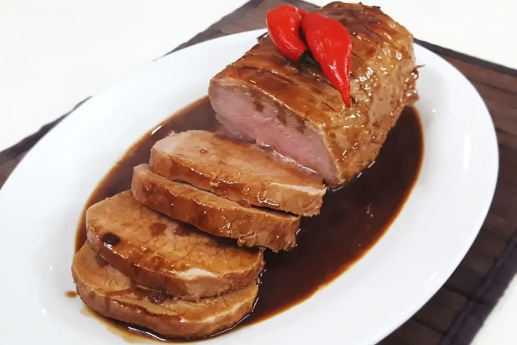 Lombo de Porco com Molho Madeira Receita Clássica e Elegante 2