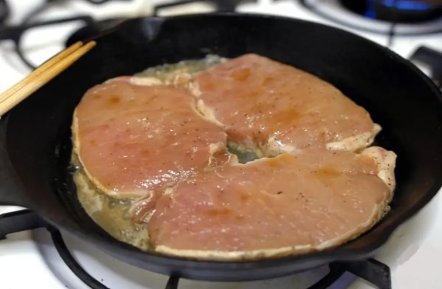 Lombo de Porco na Frigideira