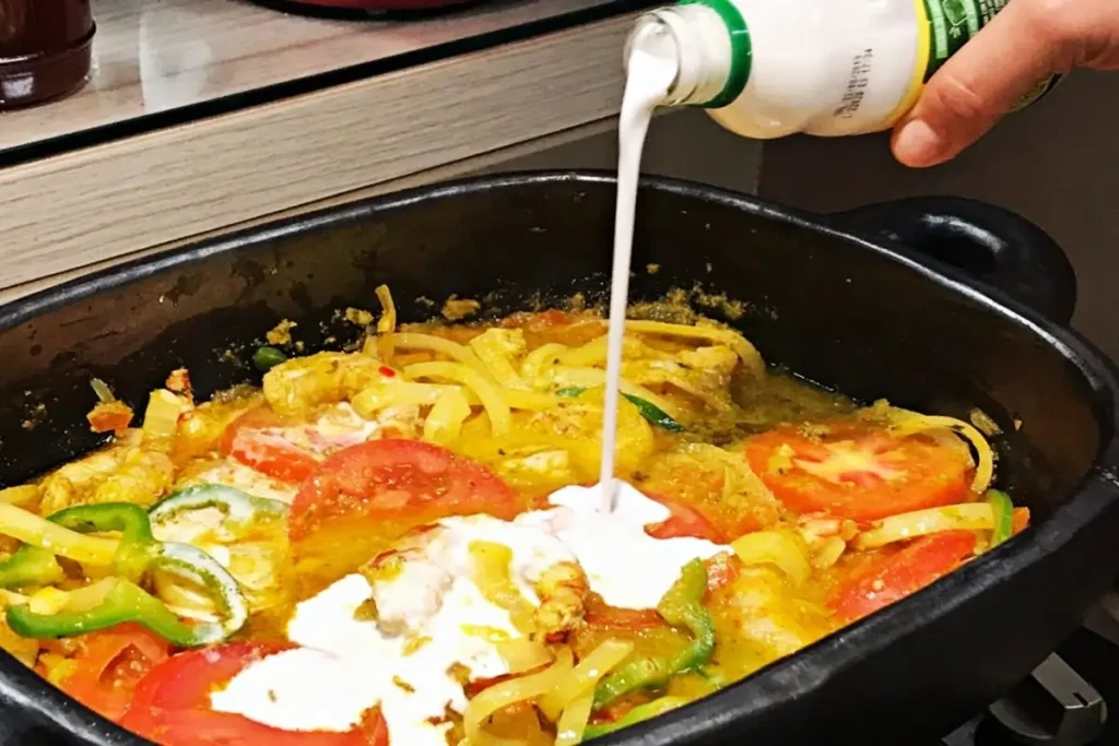 Moqueca de Camarão com Leite de Coco