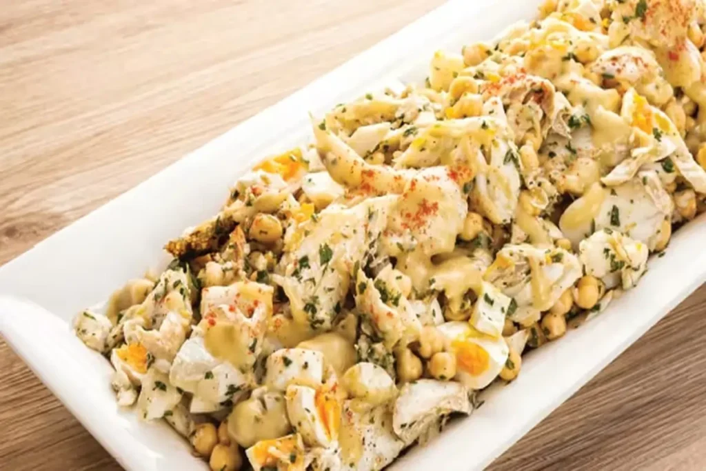 Salada Fria de Bacalhau com Grão-de-Bico