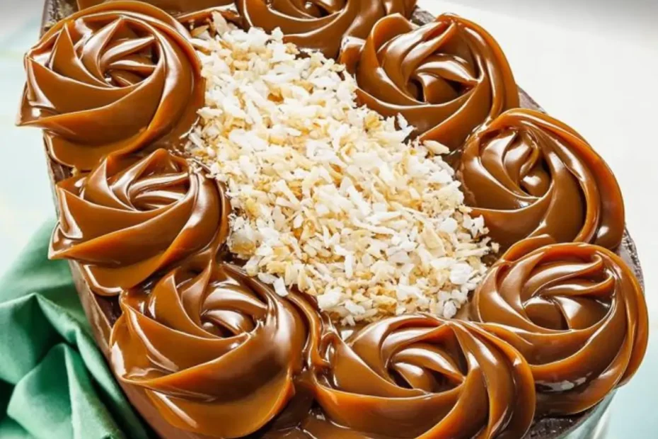 Ovo de pascoa de colher com recheio de doce de leite e coco.