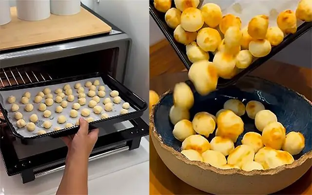 Como fazer pipoca de queijo (mini pão de queijo) receita prática, crocante e irresistível 2