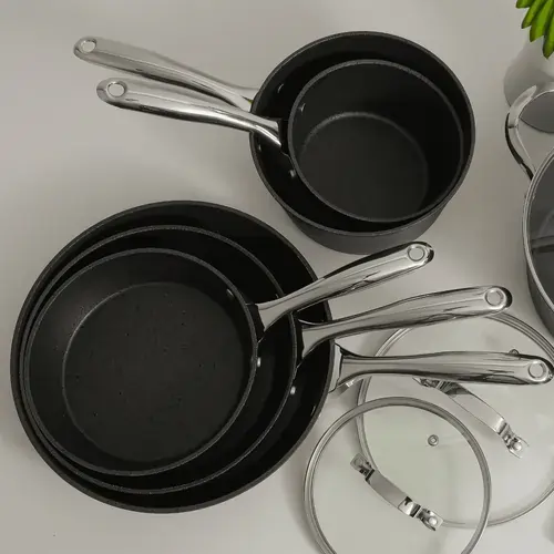 Como é Panela Black Rock Titanium 2