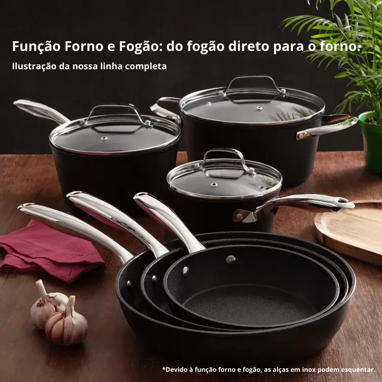 Como é Panela Black Rock Titanium